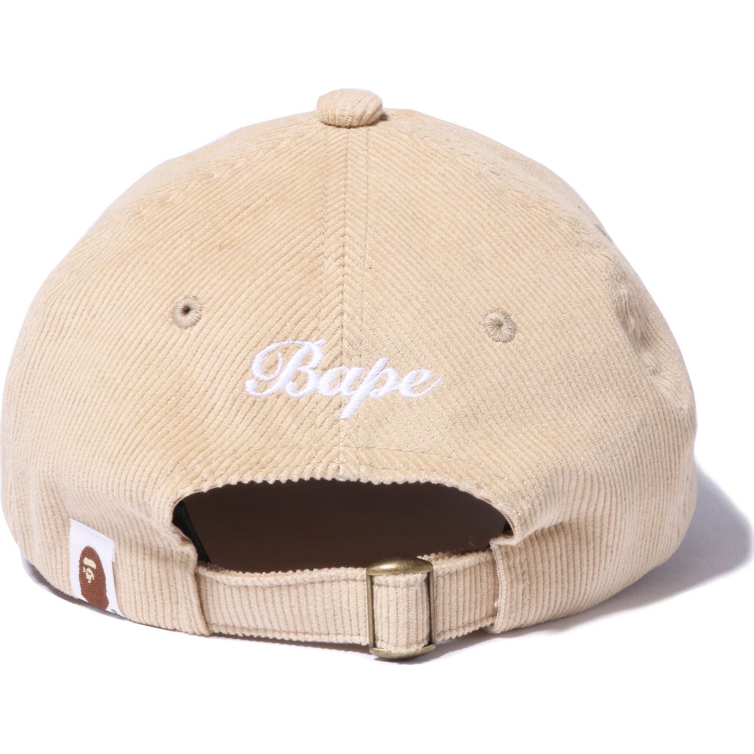 B EMBROIDERY CORDUROY PANEL CAP LADIES