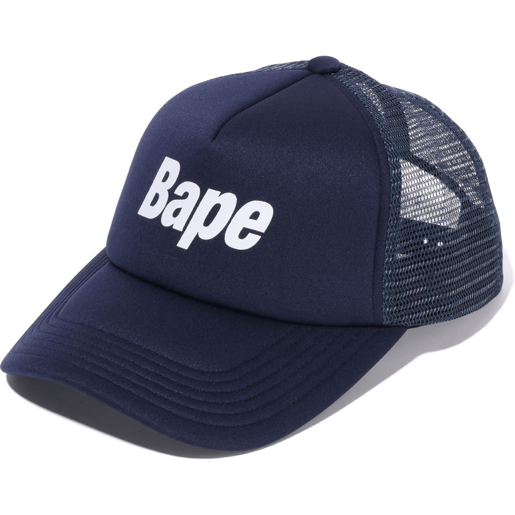 BAPE LOGO MESH CAP M BAPEC MENS