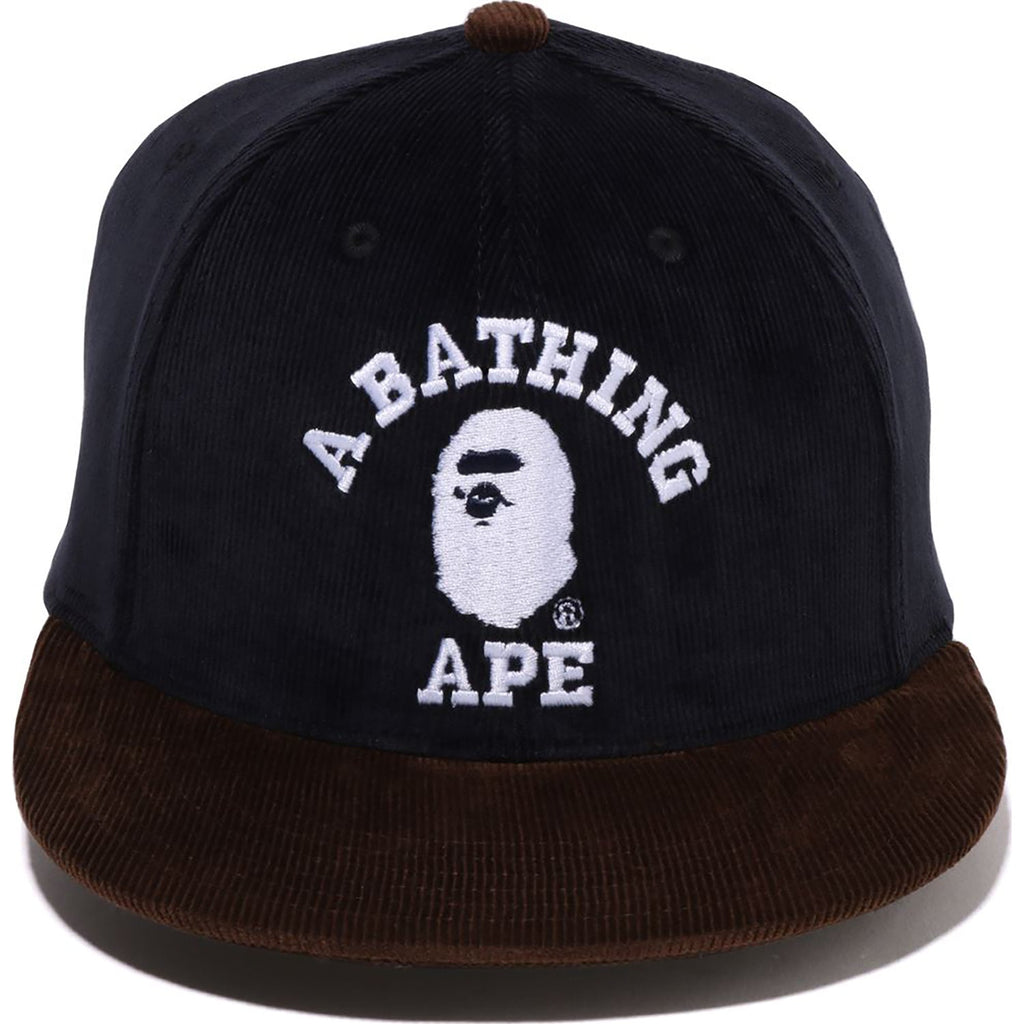 CORDUROY COLLEGE SNAP BACK CAP MENS