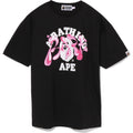 MARBLE CAMO LIQUID COLLEGE TEE LADIES