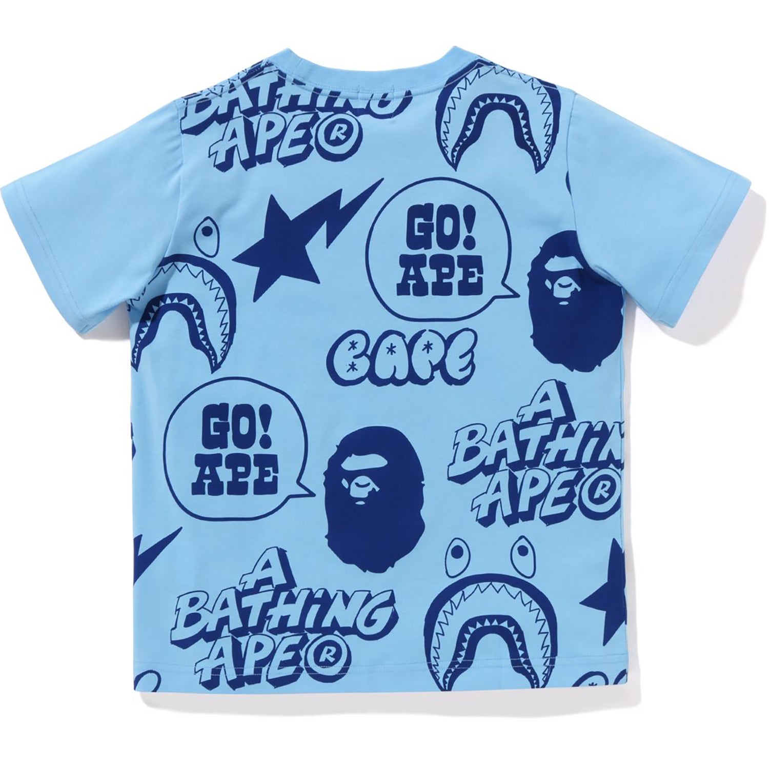 BAPE GRAFFITI PATTERN TEE LOOSE FIT KIDS