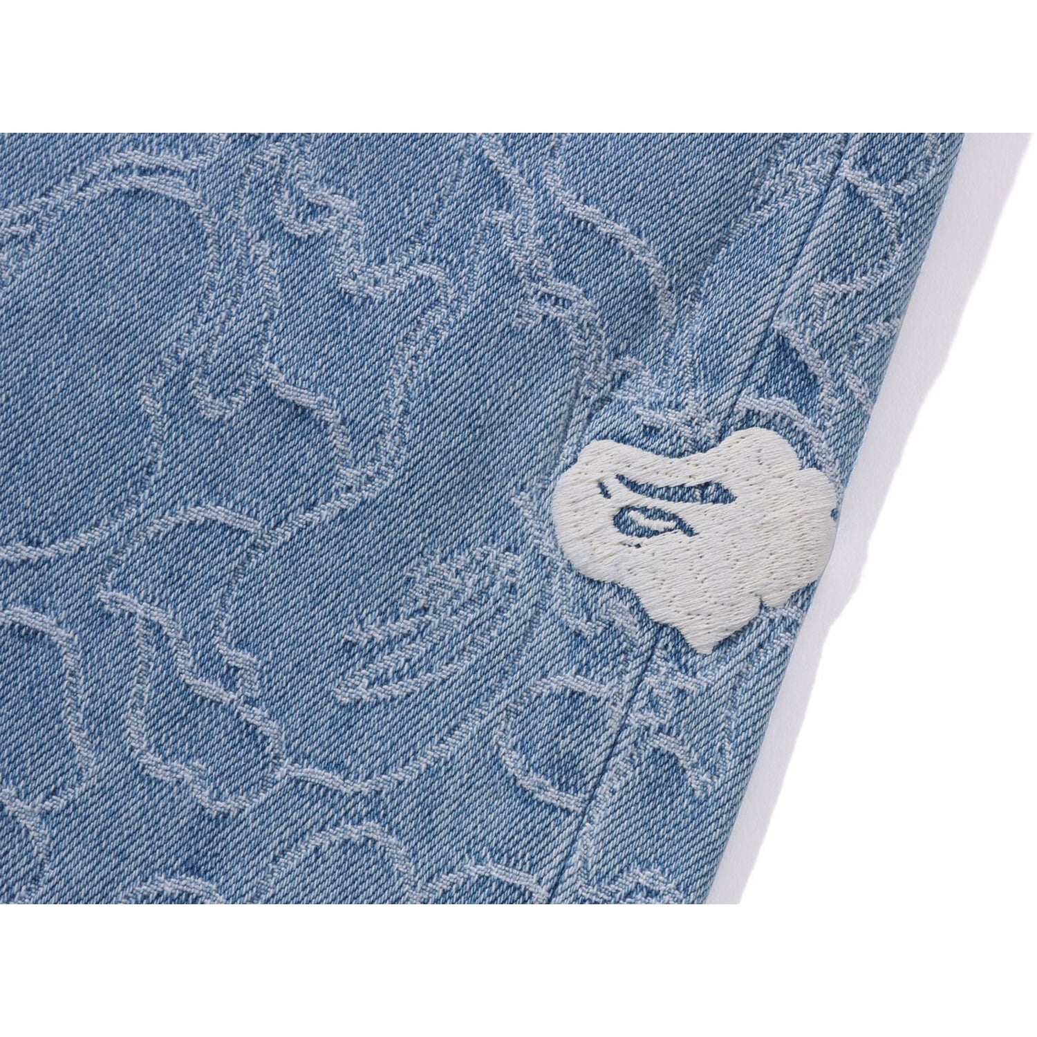 LINE CAMO DENIM PANTS MENS