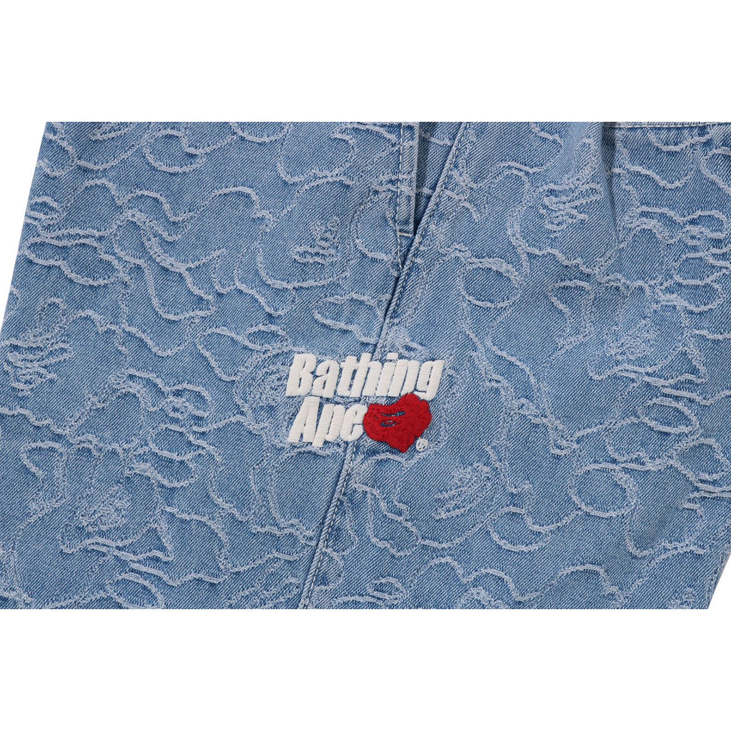 LINE CAMO DENIM SHORTS MENS
