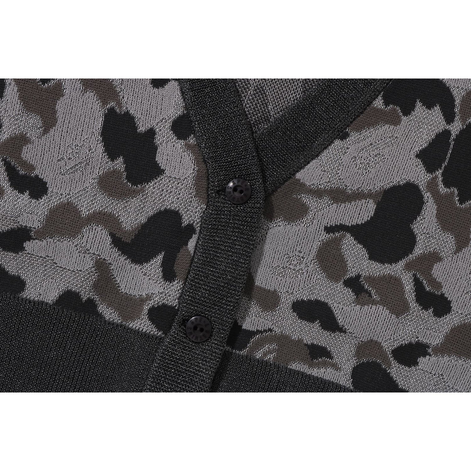 ABC CAMO CROPPED KNIT CARDIGAN LADIES