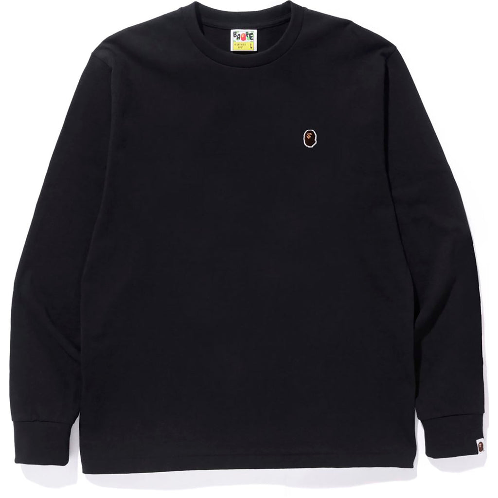 APE HEAD ONE POINT L/S TEE MENS