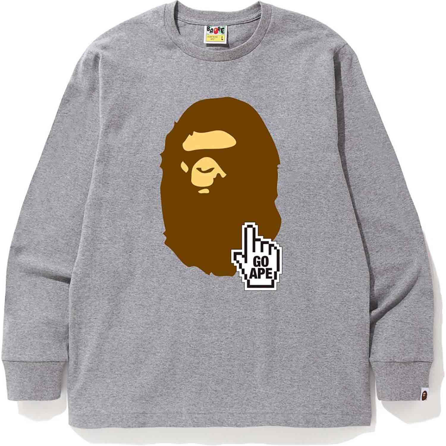 BAPE ONLINE L/S TEE M BAPEC MENS