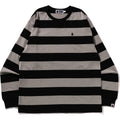 APE HEAD ONE POINT HOOP L/S TEE RELAXED FIT MENS