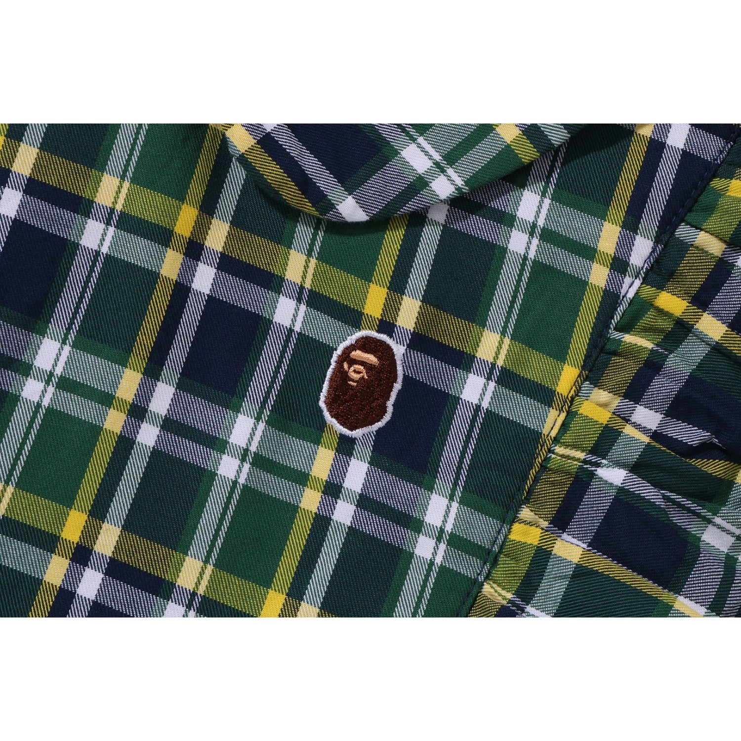 MINI BAPE CHECK ROUND COLLAR ONEPIECE KIDS