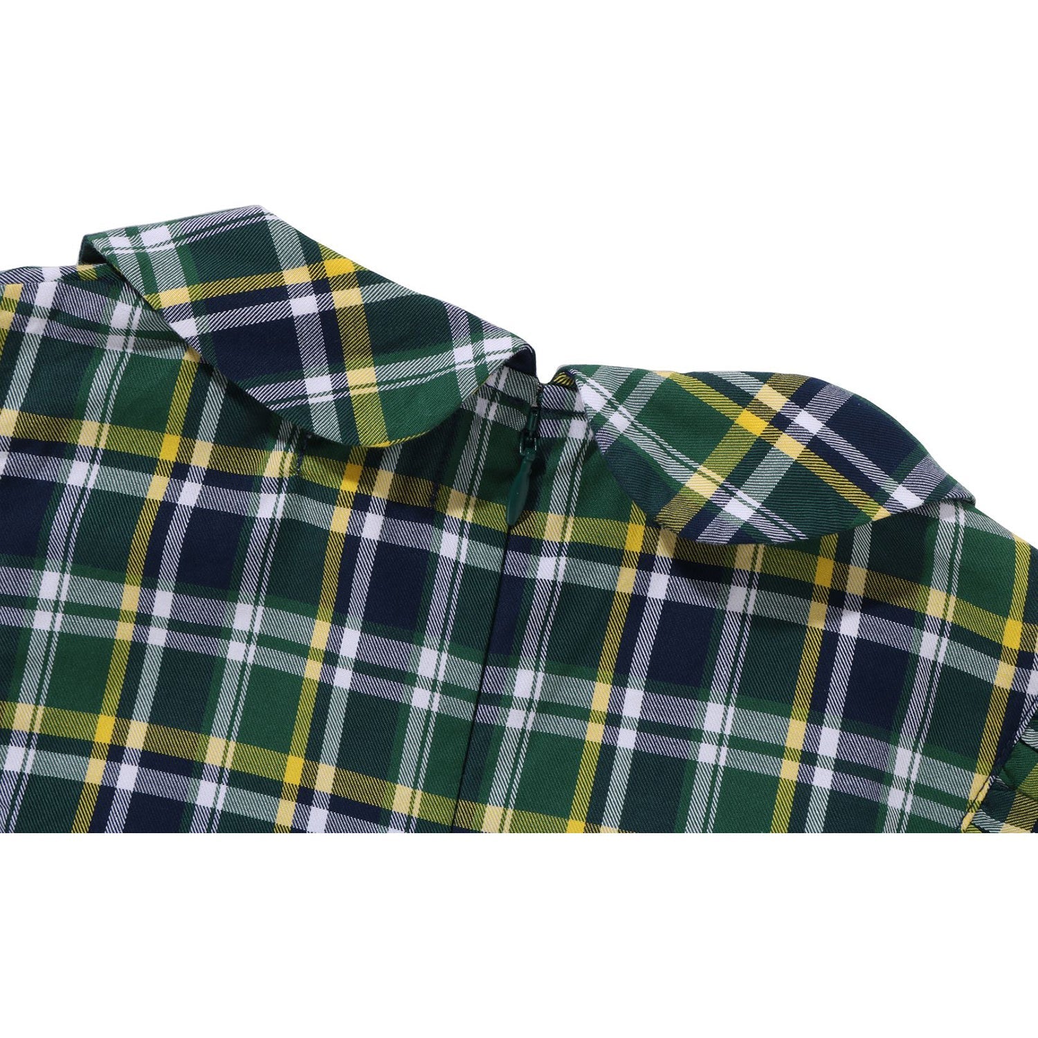 MINI BAPE CHECK ROUND COLLAR ONEPIECE KIDS