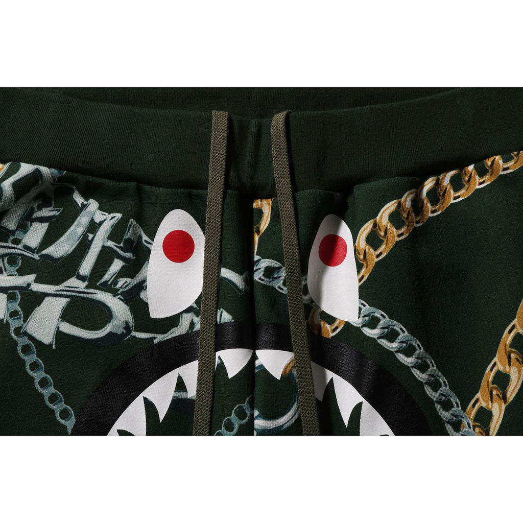 BAPE JEWELS SHARK SWEAT PANTS MENS