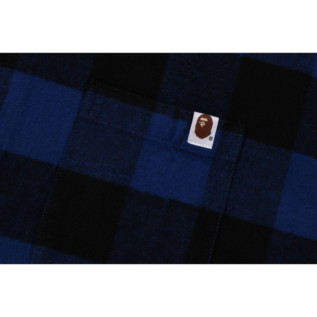 BLOCK CHECK SHIRT RELAXED FIT MENS