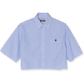 APE HEAD ONE POINT STRIPE CROPPED S/S SHIRT LADIES