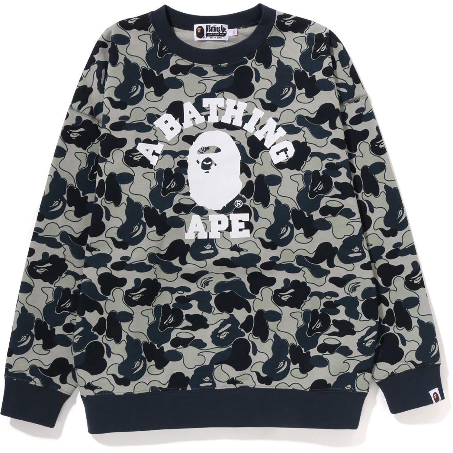 COOKIE CAMO 2 COLLEGE OVERSIZED CREWNECK LADIES