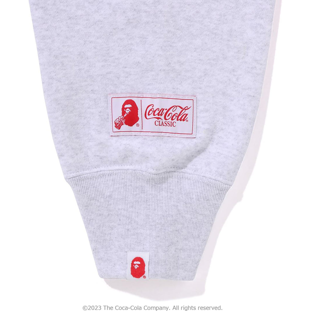 BAPE X COCA-COLA APE HEAD CREWNECK RELAXED FIT MENS