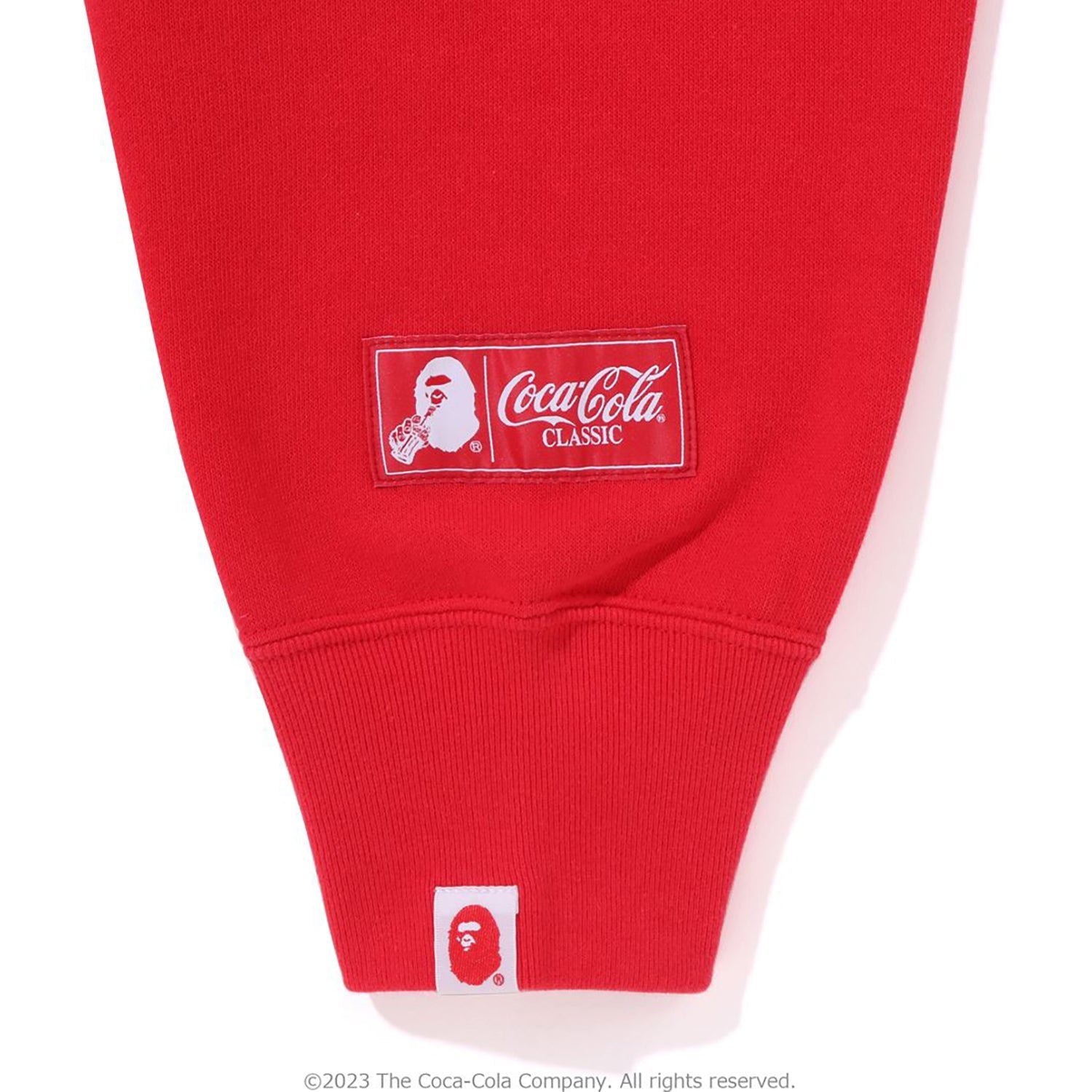 BAPE X COCA-COLA APE HEAD CREWNECK RELAXED FIT MENS