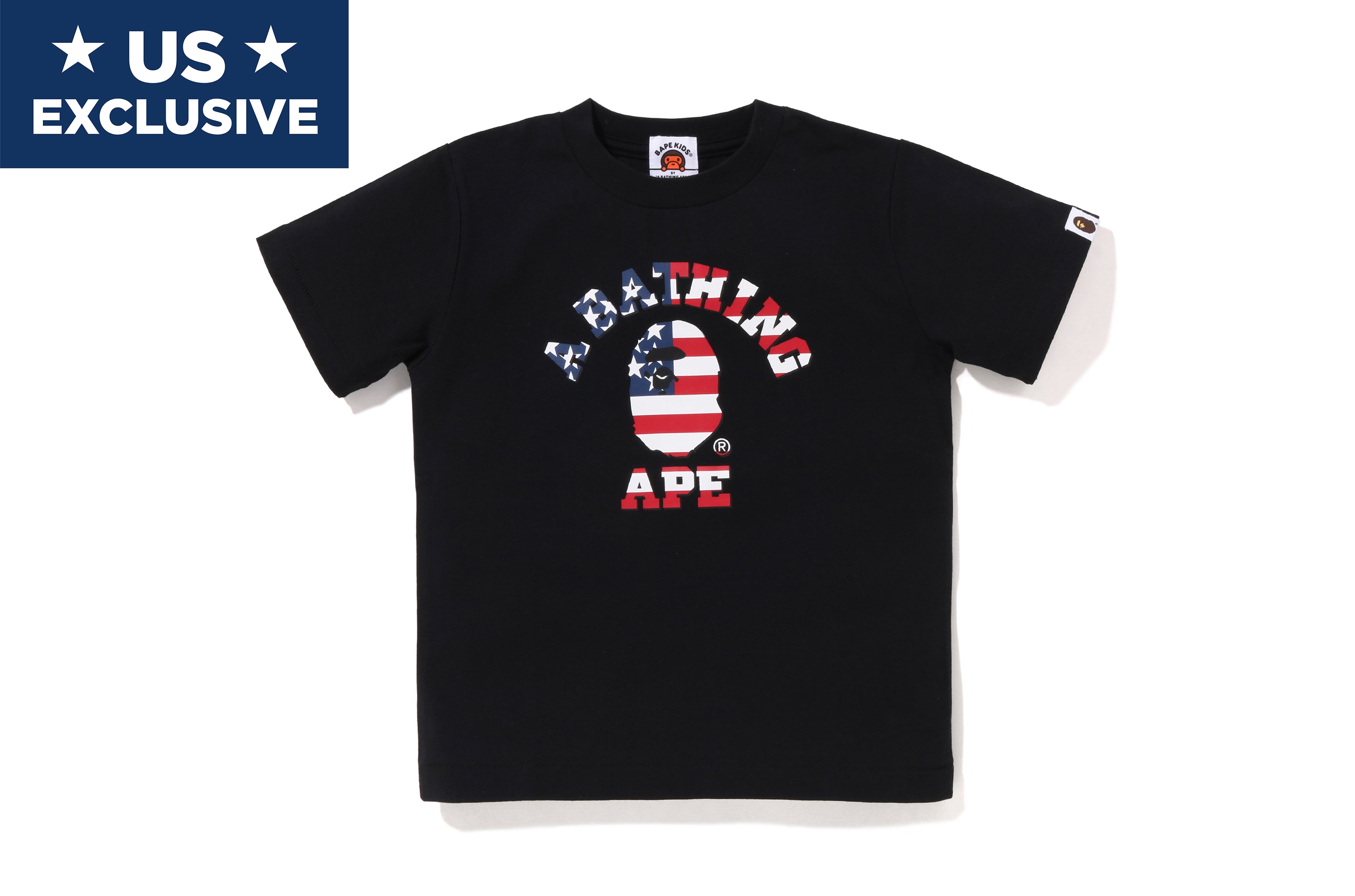 BAPE US LIMITED COLLECTION COLLEGE TEE KIDS