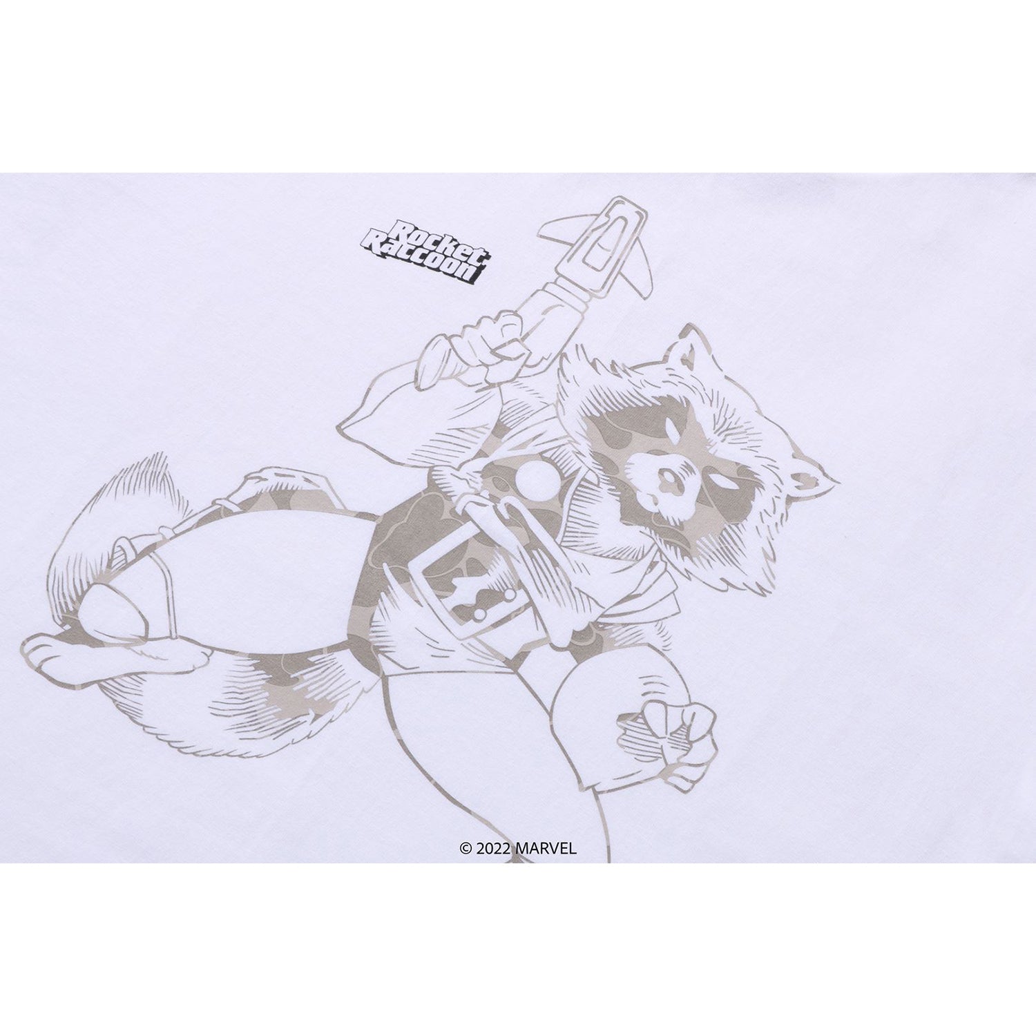 BAPE X MARVEL ROCKET RACCOON TEE MENS
