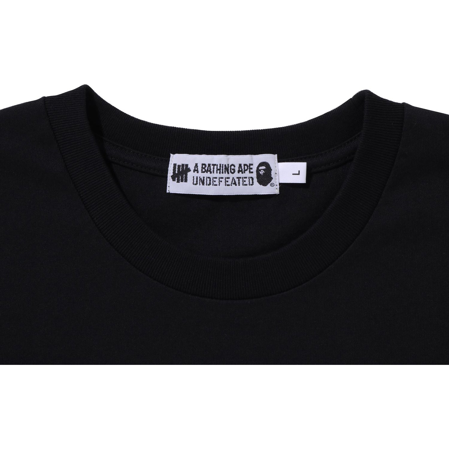 BAPE X UNDEFEATED COLLEGE TEE MENS