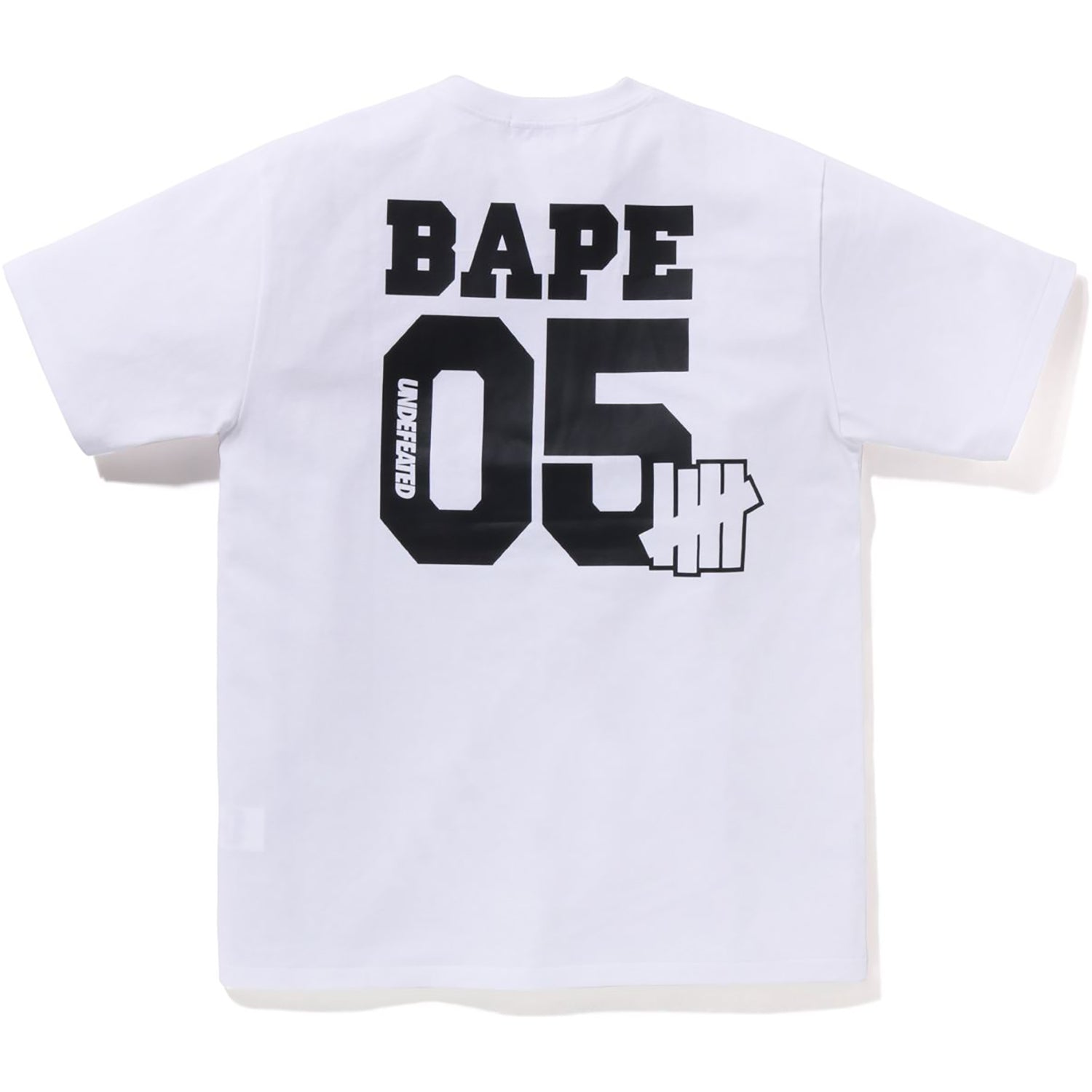 BAPE X UNDEFEATED COLLEGE TEE MENS
