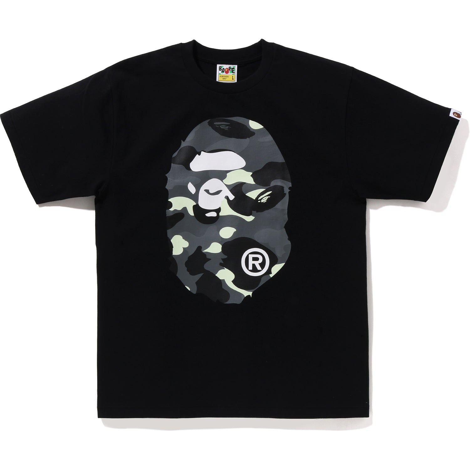 US BAPE CITY CAMO BIG APE HEAD TEE MENS