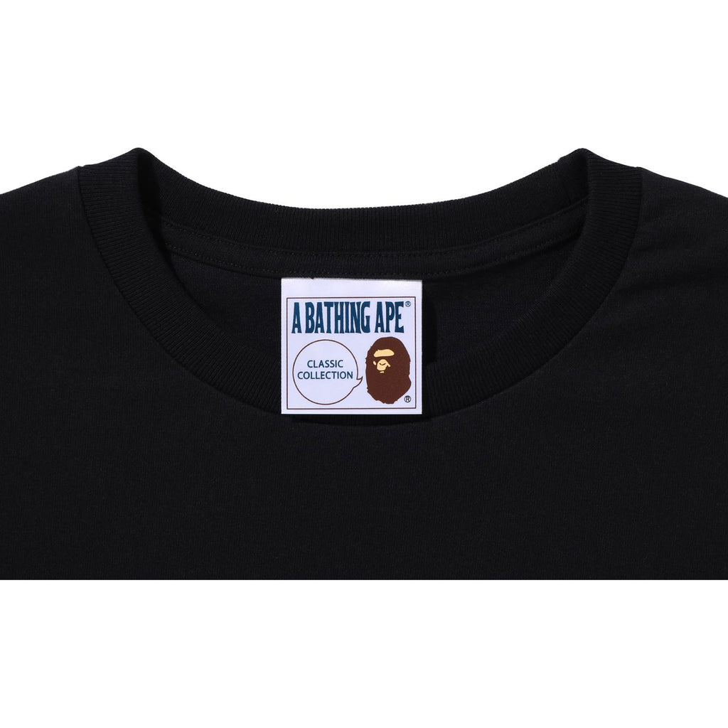 A BATHING APE LETTERED TEE MENS
