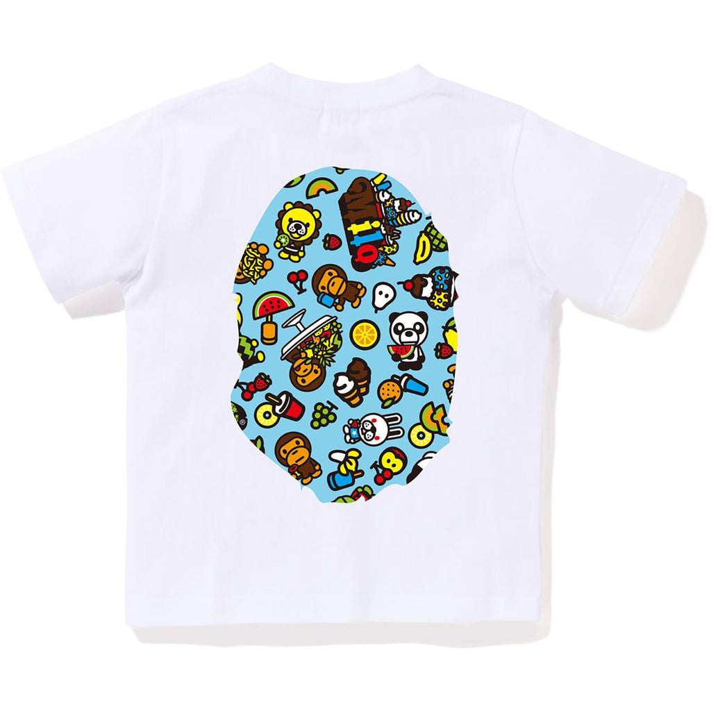 BABY MILO MIXED FRUIT BIG APE HEAD TEE KIDS