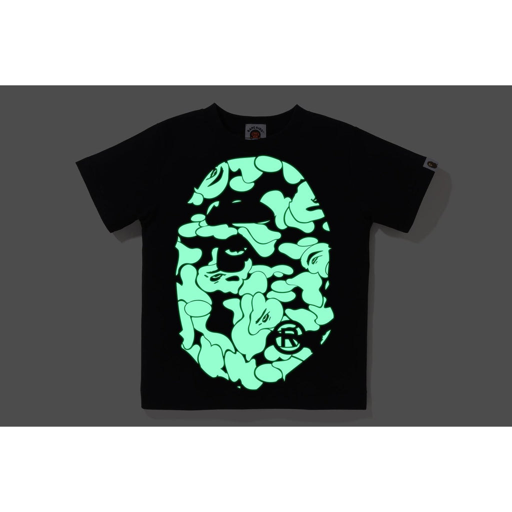 GLOW IN THE DARK CAMO BIG APE HEAD TEE KIDS