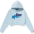 BAPE STA CROPPED ZIP HOODIE LADIES