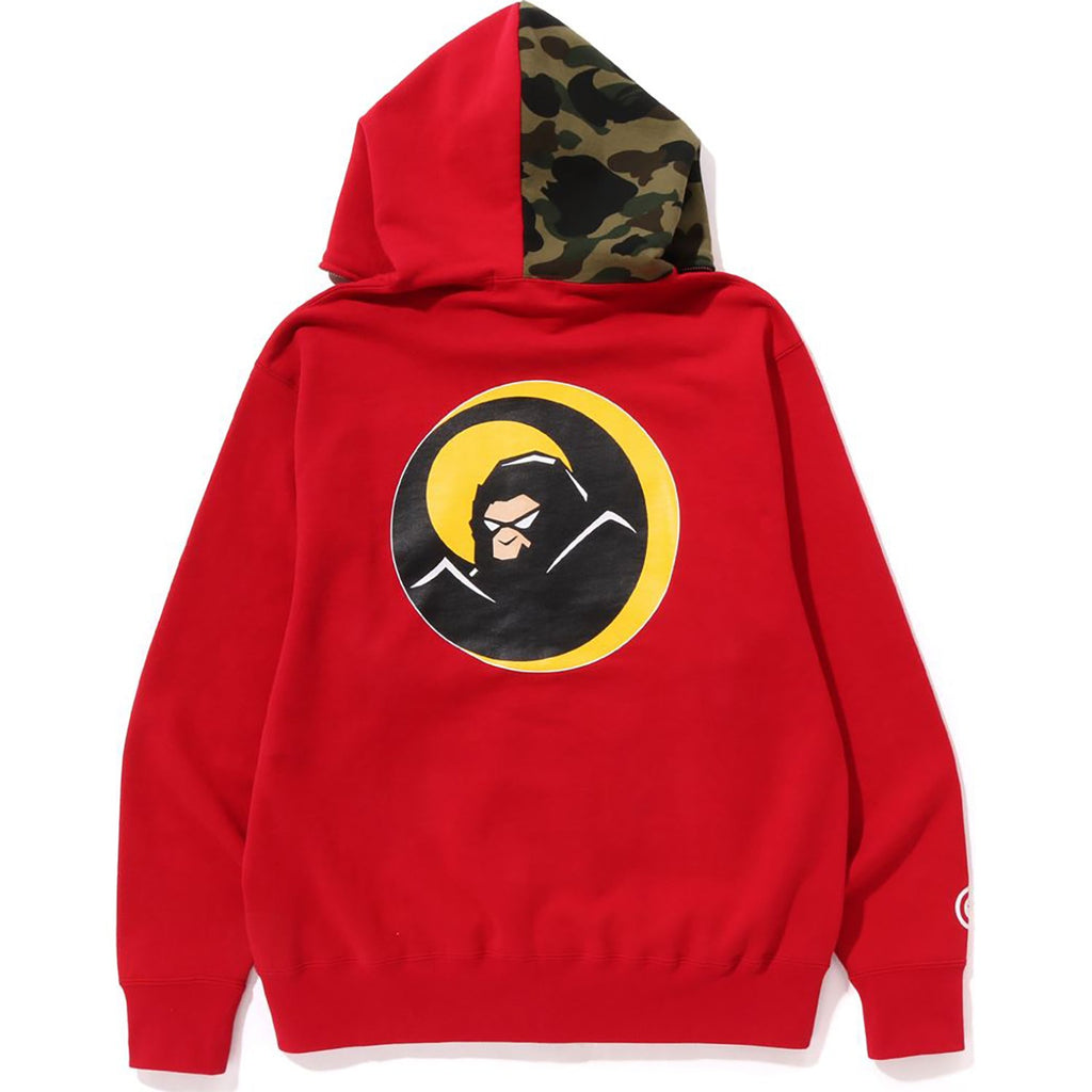 SHADOW BAPE RELAXED FIT FULL ZIP HOODIE MENS