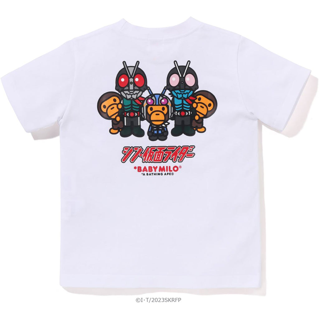 BAPE X SHIN KAMEN RIDER #1 BABY MILO TEE KIDS