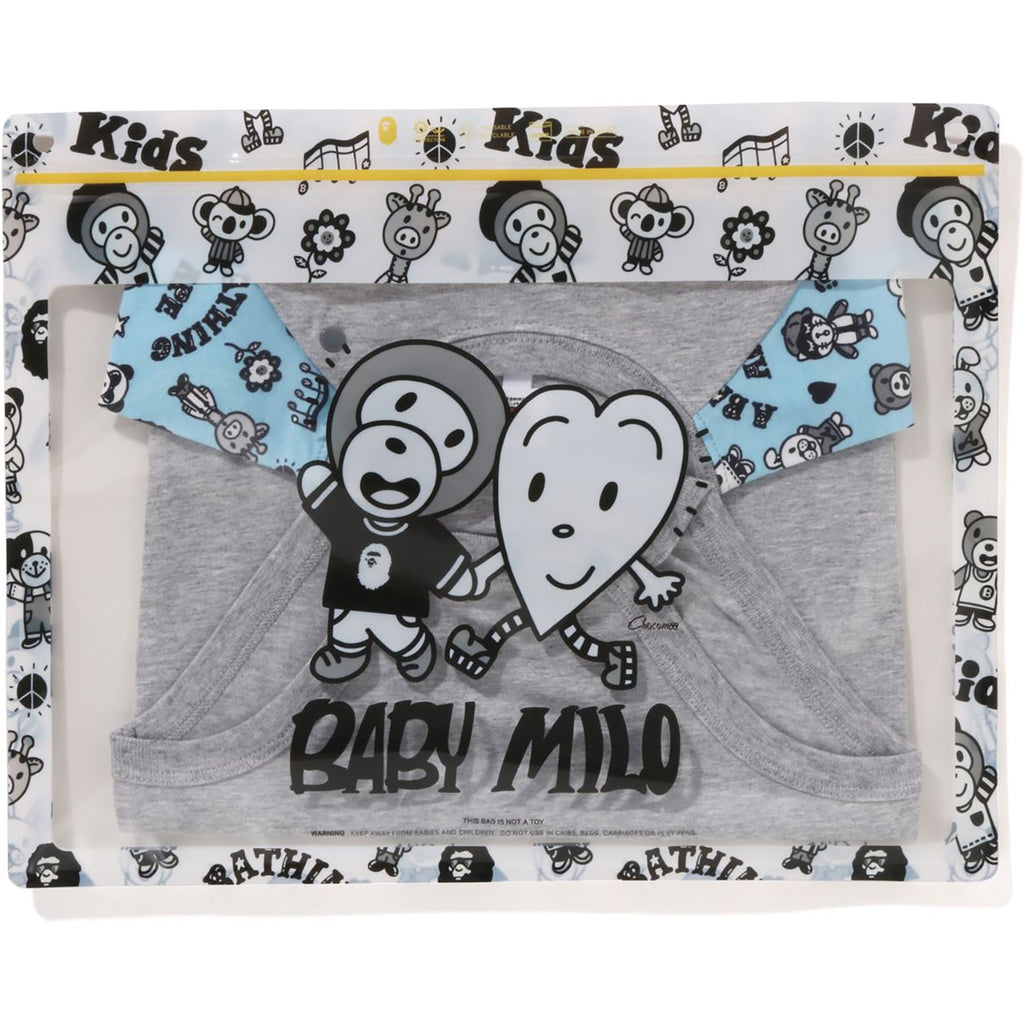 BAPE KIDS X CHOCOMOO MILO FRIENDS BODYSUIT PAKE SET KIDS