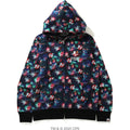 BAPE X GHOSTBUSTERS CAMO FULL ZIP HOODIE MENS