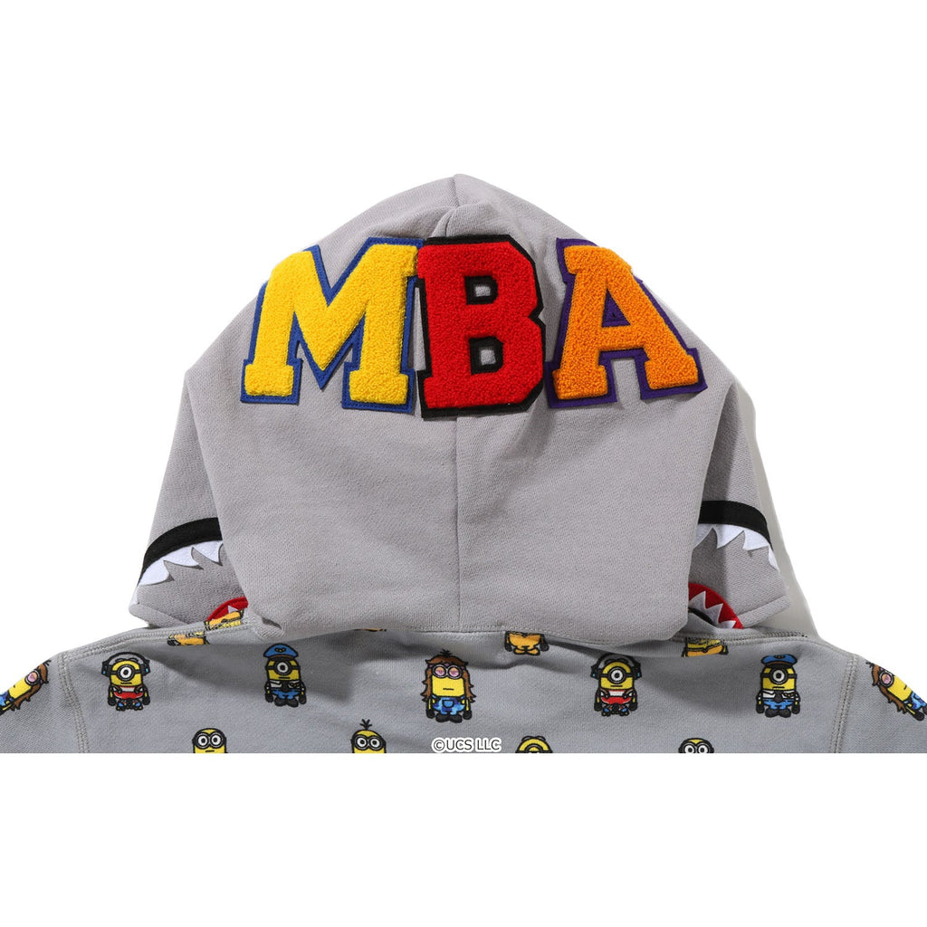 MINIONS SHARK FULL ZIP HOODIE MENS