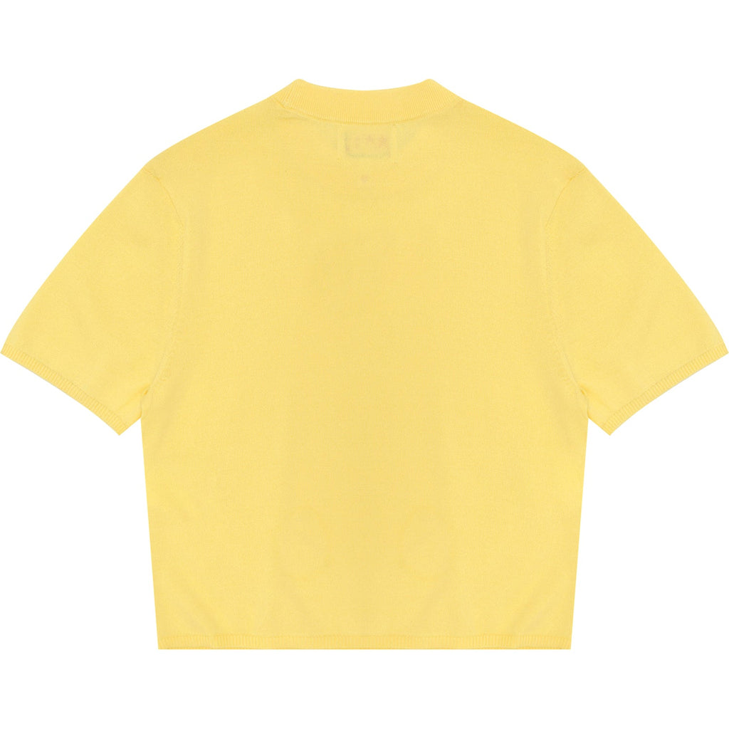 APEE TURTLENECK SHORT SLEEVES KNIT TOP LADIES