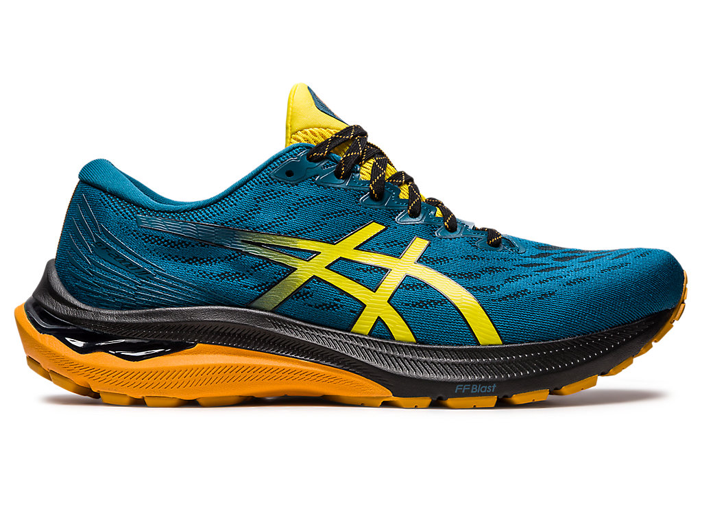 Men's Asics GT-2000 11 TR, Nature Bathing/Golden Yellow, 15 D Medium