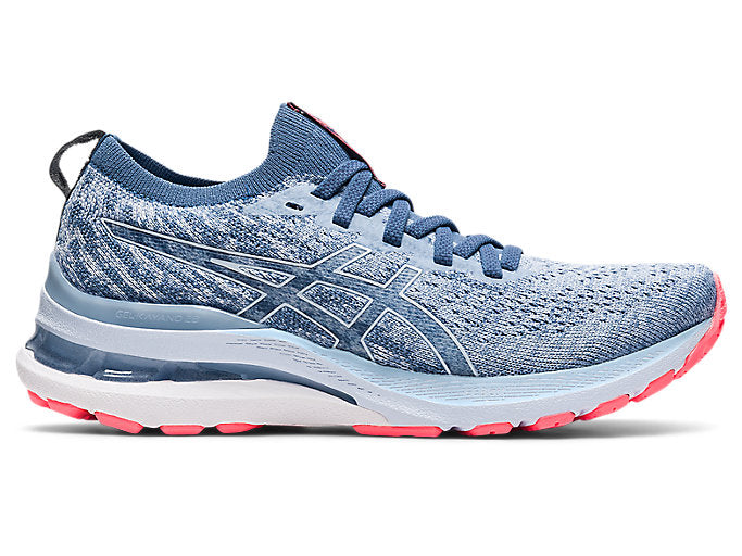 Women's Asics Gel-Kayano 28, Mist/Soft Sky, 6.5 B Medium