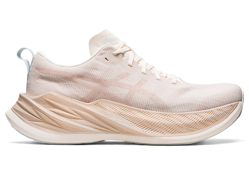 Men's Asics Superblast, Cream/Mineral Beige, 12 D Medium