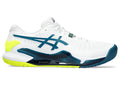 Men's Asics Gel-Resolution 9, White/Restful Teal, 10.5 D Medium