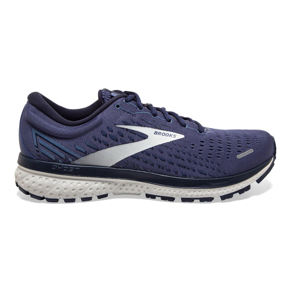 Men's Brooks Ghost 13, Deep Cobalt/Grey/Navy, 9.5 D Medium