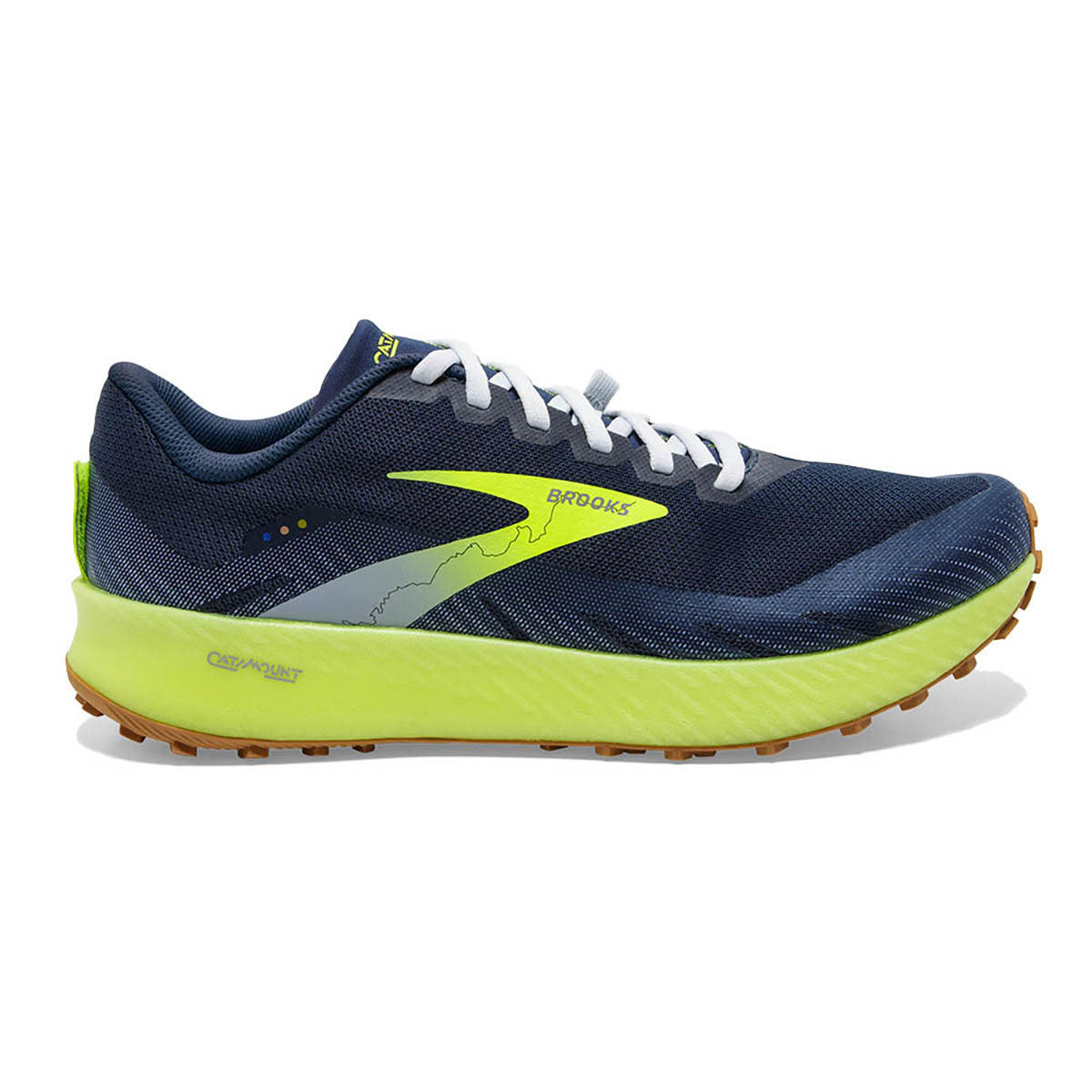 Men's Brooks Catamount, Titan/Peacoat/Nightlife, 10.5 D Medium