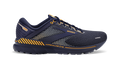 Men's Brooks Adrenaline GTS 22, Peacoat/Grey/Sunflower, 8 D Medium