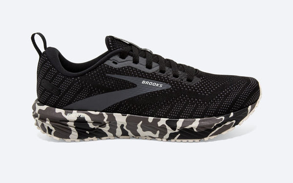 Women's Brooks Revel 6, Black/Luna Rock, 9 B Medium