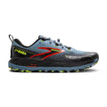 Men's Brooks Cascadia 18, Citadel/Ebony/Lime, 10.5 2E Wide