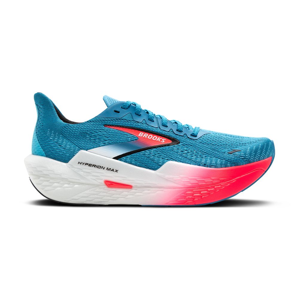 Men's Brooks Hyperion Max 2, Crystal Seas/Diva Pink/Black, 8.5 D Medium