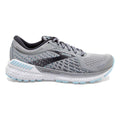 Women's Brooks Adrenaline GTS 21, Oyster/Alloy/Light Blue, 7.5 D Wide