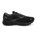 Women's Brooks Ghost 14, Black/Black/Ebony, 7 D Wide
