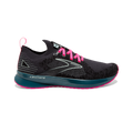 Women's Brooks Levitate Stealthfit 5, Black/Blue/Pink, 8 B Medium