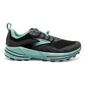 Women's Brooks Cascadia 16, Black/Ebony/Yucca, 7.5 D Wide