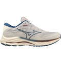 Men's Mizuno Wave Rider 27 SSW, Papyrus/Blue Opal, 8 D Medium