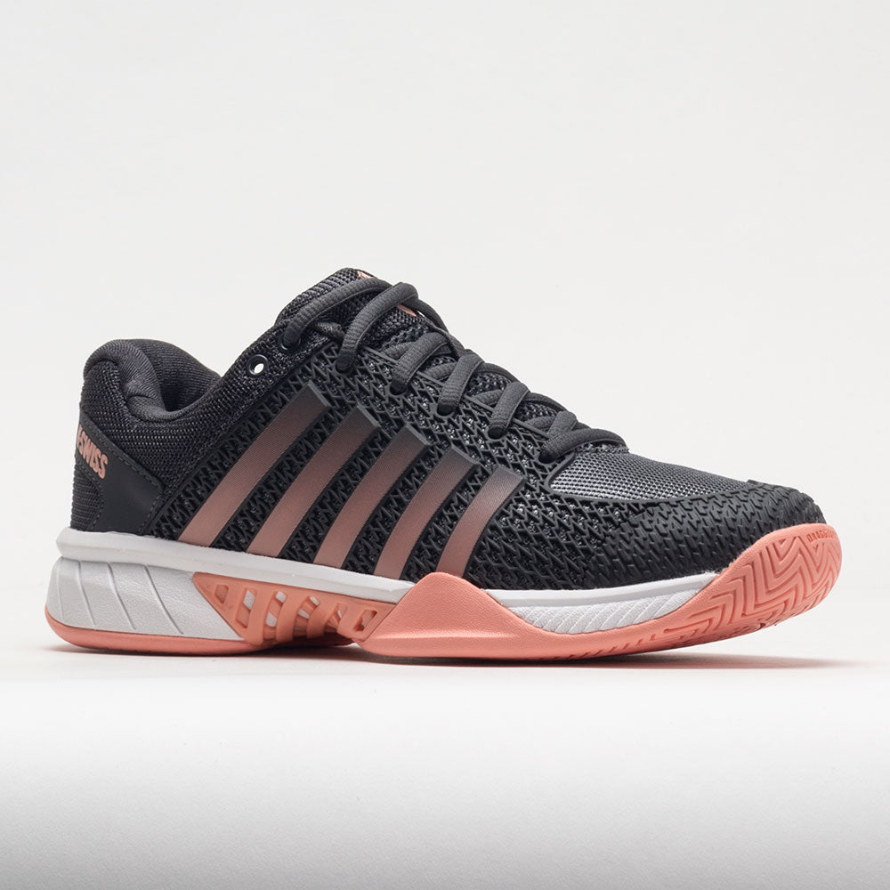 K-Swiss Express Light Pickleball Women's  Asphalt/Steel Gray/Peach